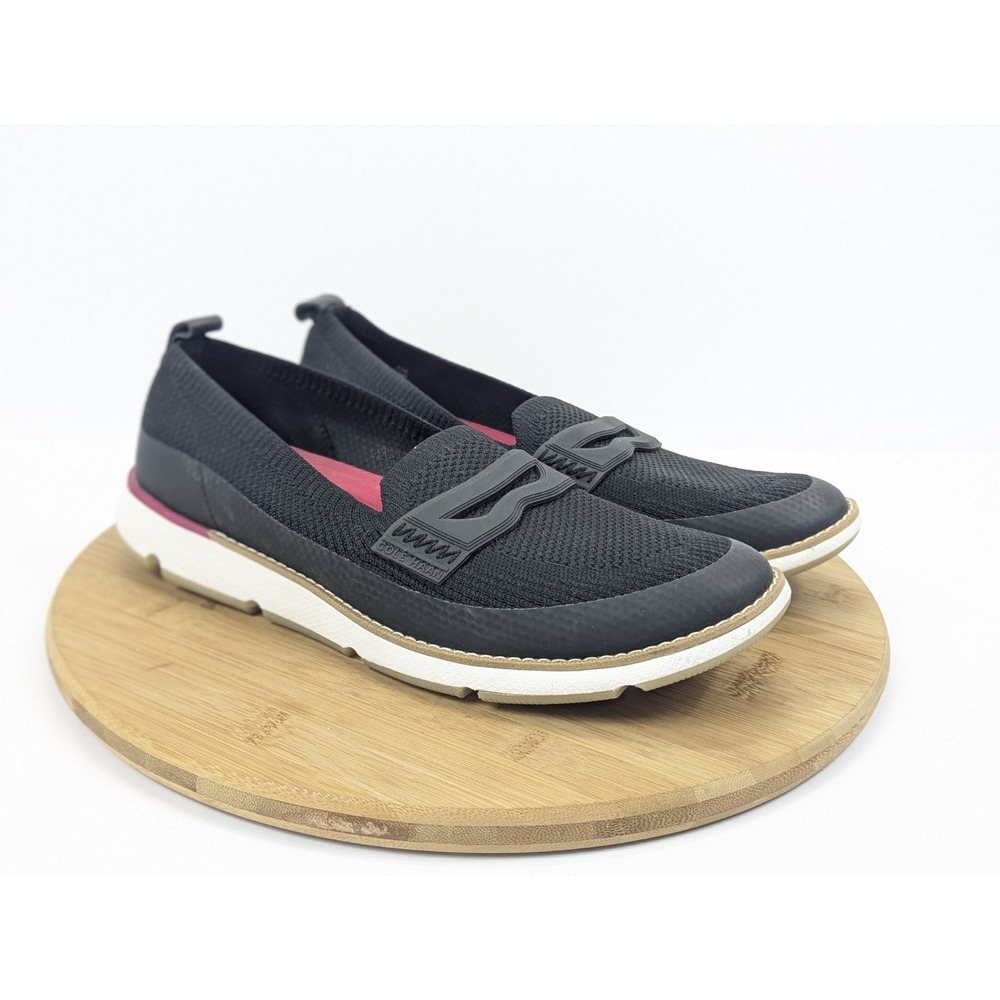 Cole Haan Loafers Womans 10 B Shoes Black Slip On Sneakers Zerogrand4 Preppy